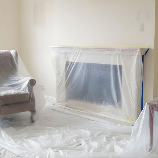 11211 • Takarófólia maszkolószalaggal - 20 x 2,5 m - 7 mikron