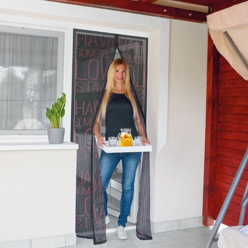 11398M • Szúnyogháló függöny ajtóra - mágneses - 100 x 210 cm - 