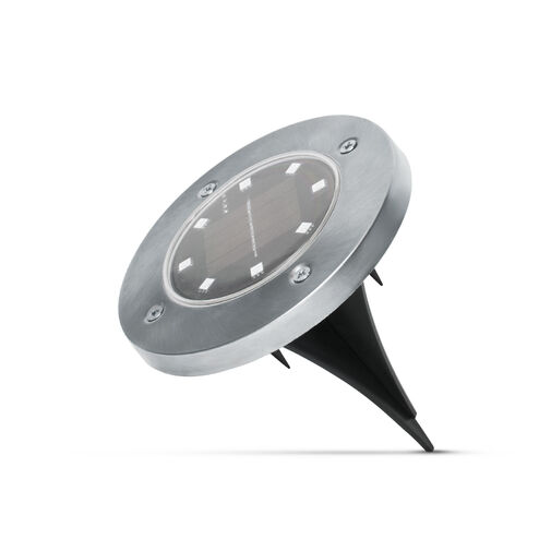 11440B • LED-es leszúrható szolár lámpa - kör alakú - hidegfehér - 11 cm