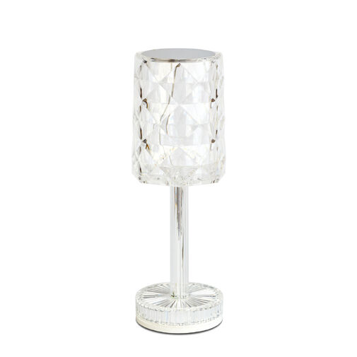 12503 • Asztali lámpa - átlátszó - állítható színhőm, fényerő - akkumulátoros - USB