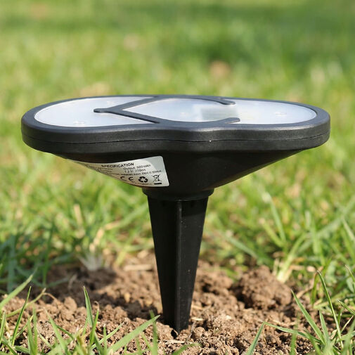 13000 • Leszúrható szolár lámpa - strandpapucs - hidegfehér - 12,7 x 8,5 cm