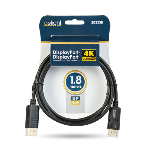 20333B • DisplayPort - Displayport kábel - 1.4 - 4K - 1,8 m