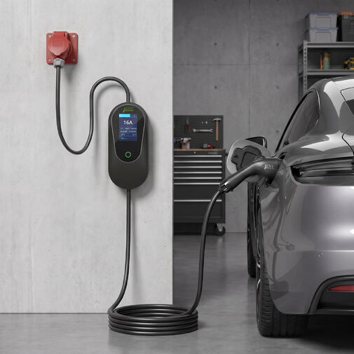 54933 • Elektromos autó töltőállomás táskával - EVSE Type2 - 5 m - max. 11 kW - 3 x 16A - 400V AC