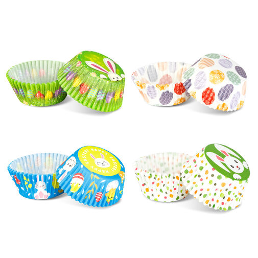 57170A • Muffin papír szett - húsvéti 100 db (25 x 4 szín) - 7 x 5 x 3,2 cm