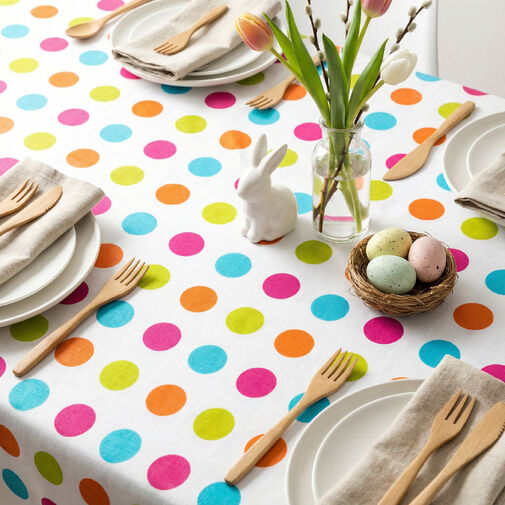 57953 • Húsvéti asztalterítő - flannel - 132 x 178 cm