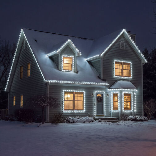 59771C • Fényfüzér - 50 m - hidegfehér - 1000 LED - 220-240V - 9W - átlátszó kábel