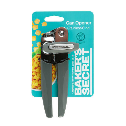 BS40025 • Baker's Secret konzervnyitó - rozsdamentes acél - 18,6 cm - szürke